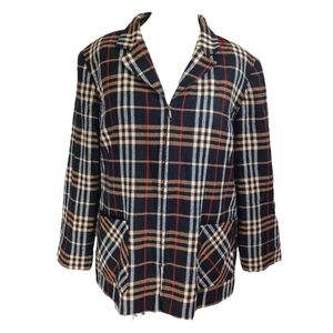 REQUIREMENTS WOMEN PLAID JACKET SIZE 18W